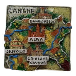 Calamita 3D cartina Langhe