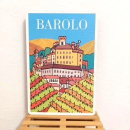 Qadretto ricordo di Barolo Langhe