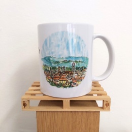 Tazza ricordo Alba nelle Langhe