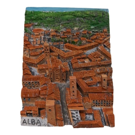 Calamita 3D Alba Langhe paesaggio aereo