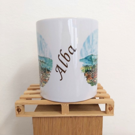 Tazza ricordo Alba nelle Langhe